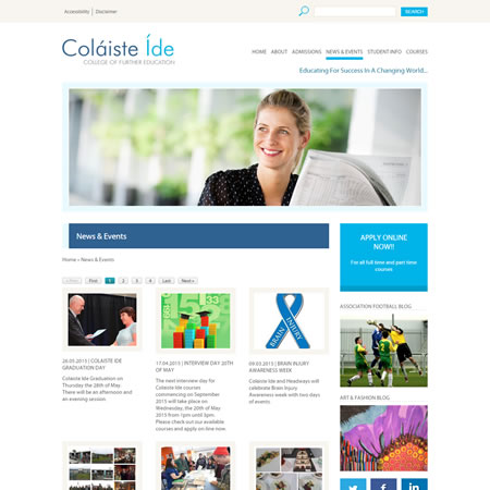 Colaiste Ide Website - News