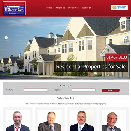 Hibernian Auctioneers Website - Home